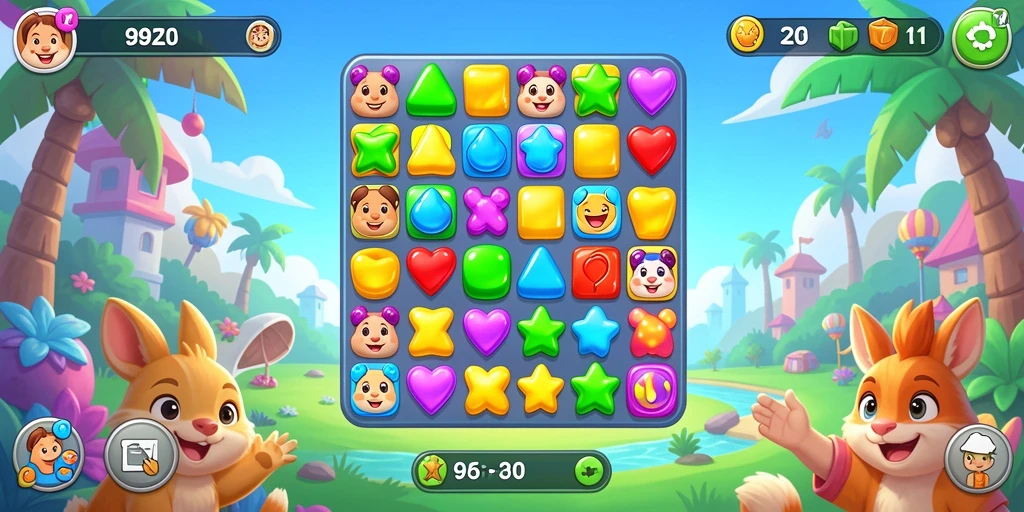Tampilan gameplay seru dalam 9ZK yang penuh tantangan.