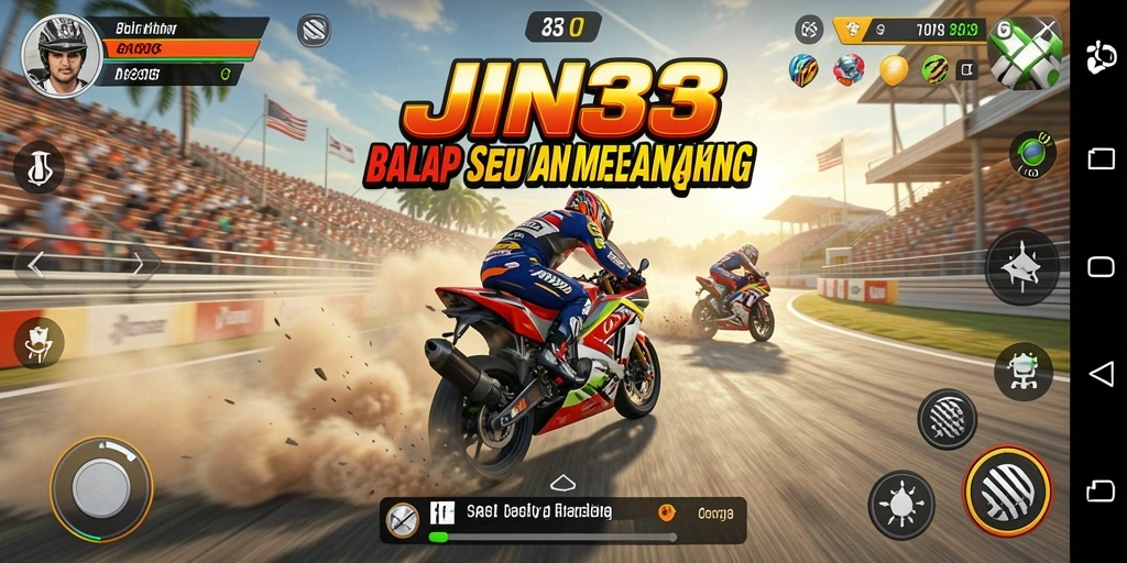 Gameplay Racing yang seru dan kompetitif di JIN33.