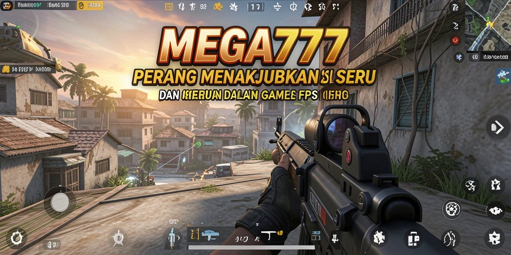 Tangkapan layar gameplay MEGA777 dengan aksi tembak-menembak seru.