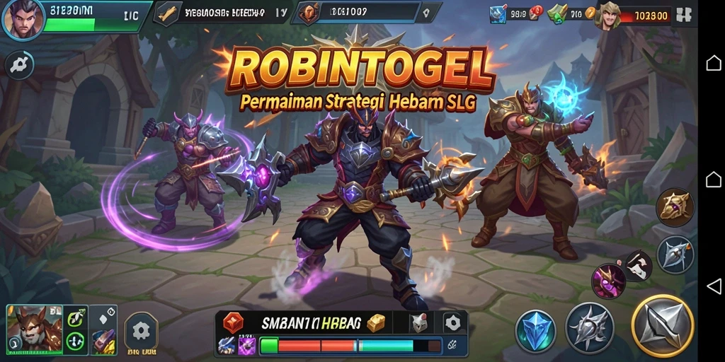Tampilan gameplay menarik dari ROBINTOGEL yang penuh strategi.