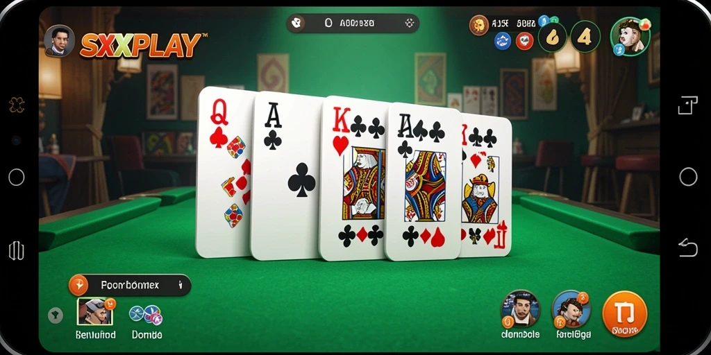 Tampilan gameplay yang seru di SXXPLAY dengan elemen Domino.