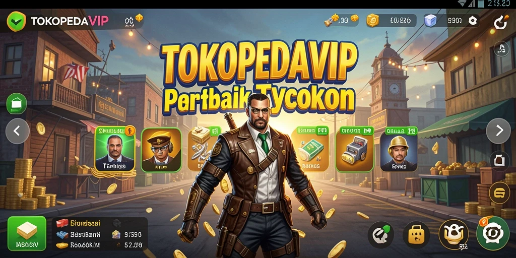 Tampilan gameplay TOKOPEDIAVIP yang menarik dan interaktif.